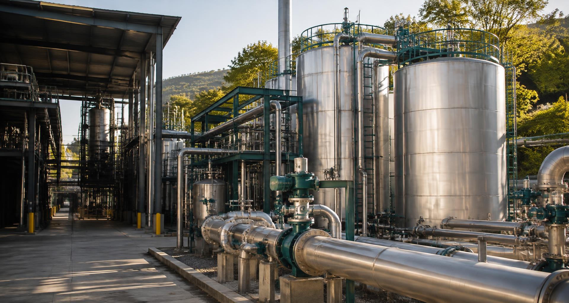 Industrial oil recovery tanks and processing equipment
